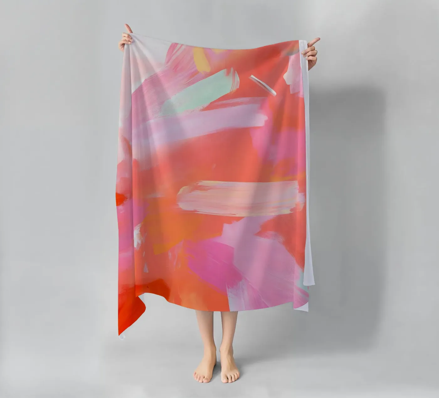Warm Current beach towel by Colormenta