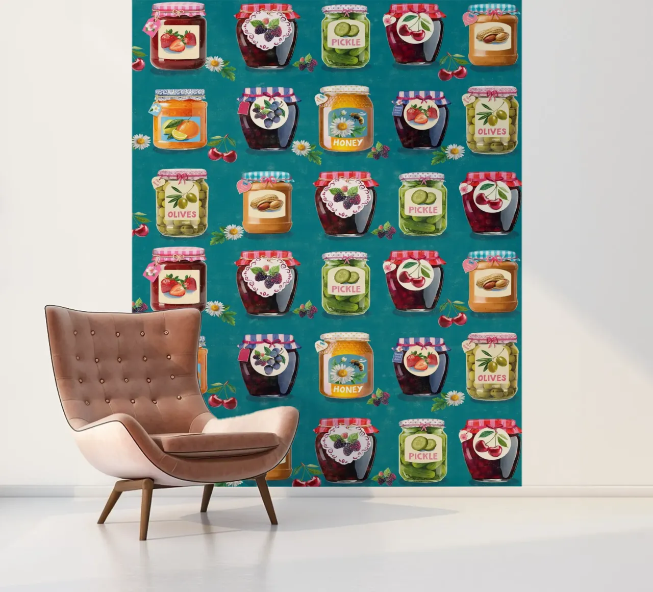 Jar pattern fotobehang van Rocket68