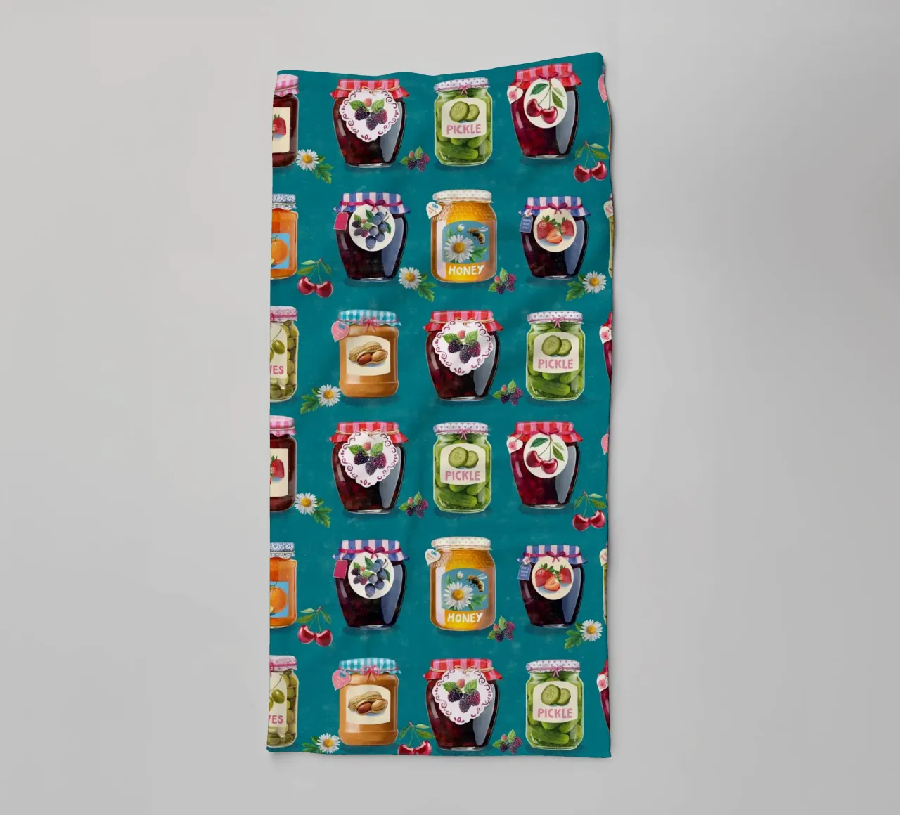 Jar pattern towel by Rocket68