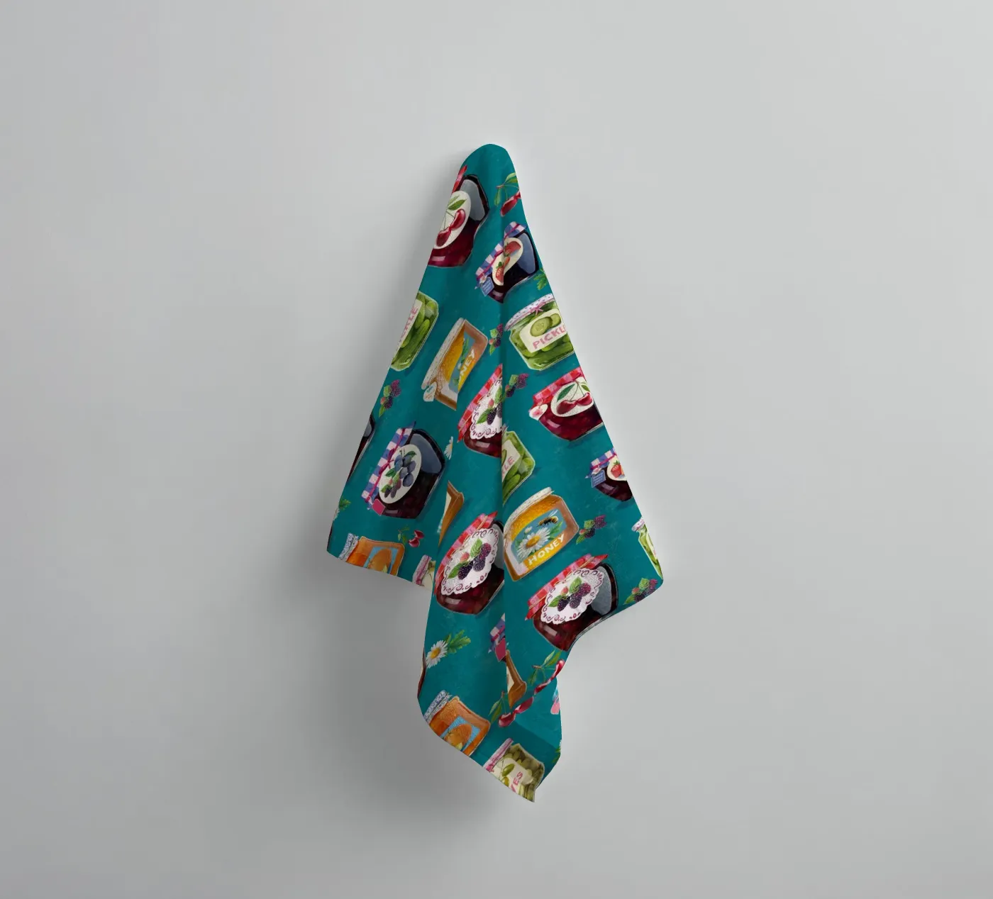 Jar pattern towel by Rocket68