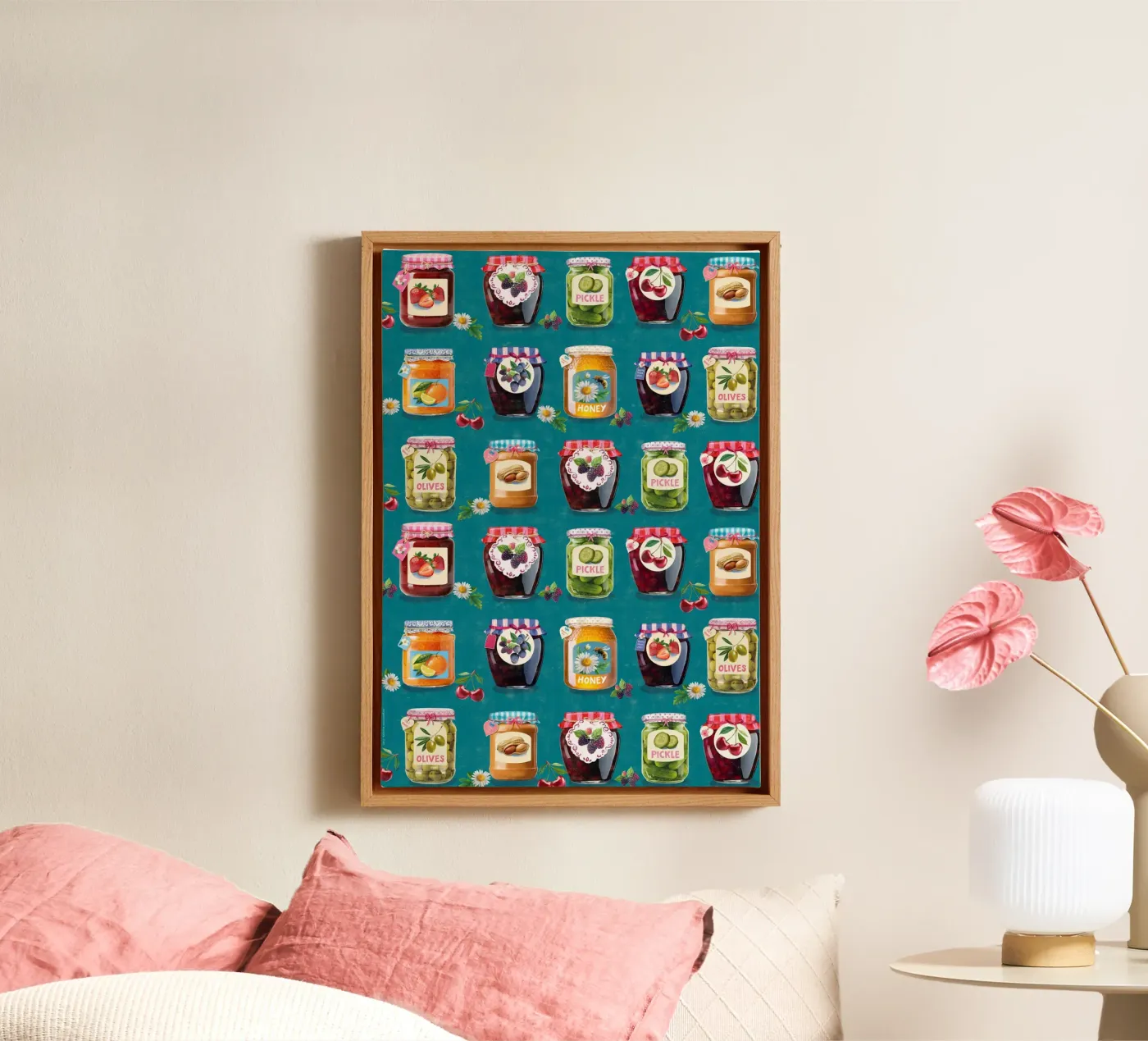 Jar pattern canvas by Rocket68