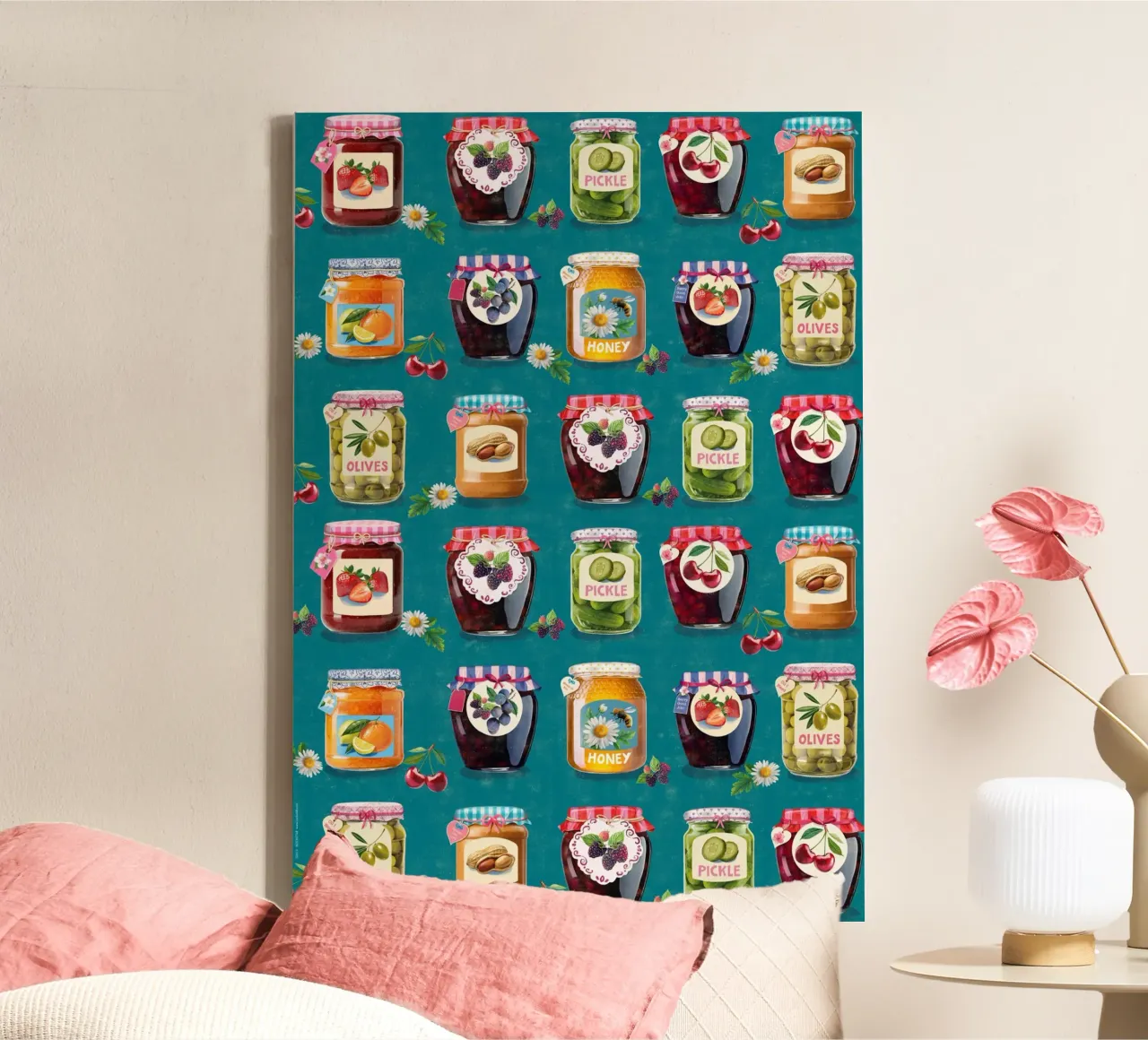 Jar pattern canvas van Rocket68