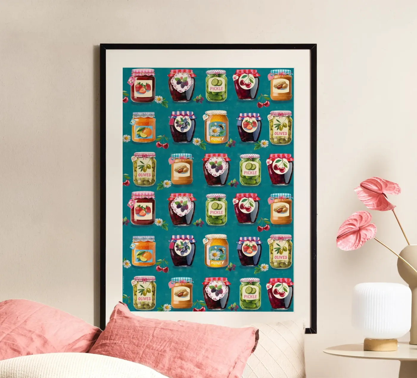 Jar pattern poster van Rocket68