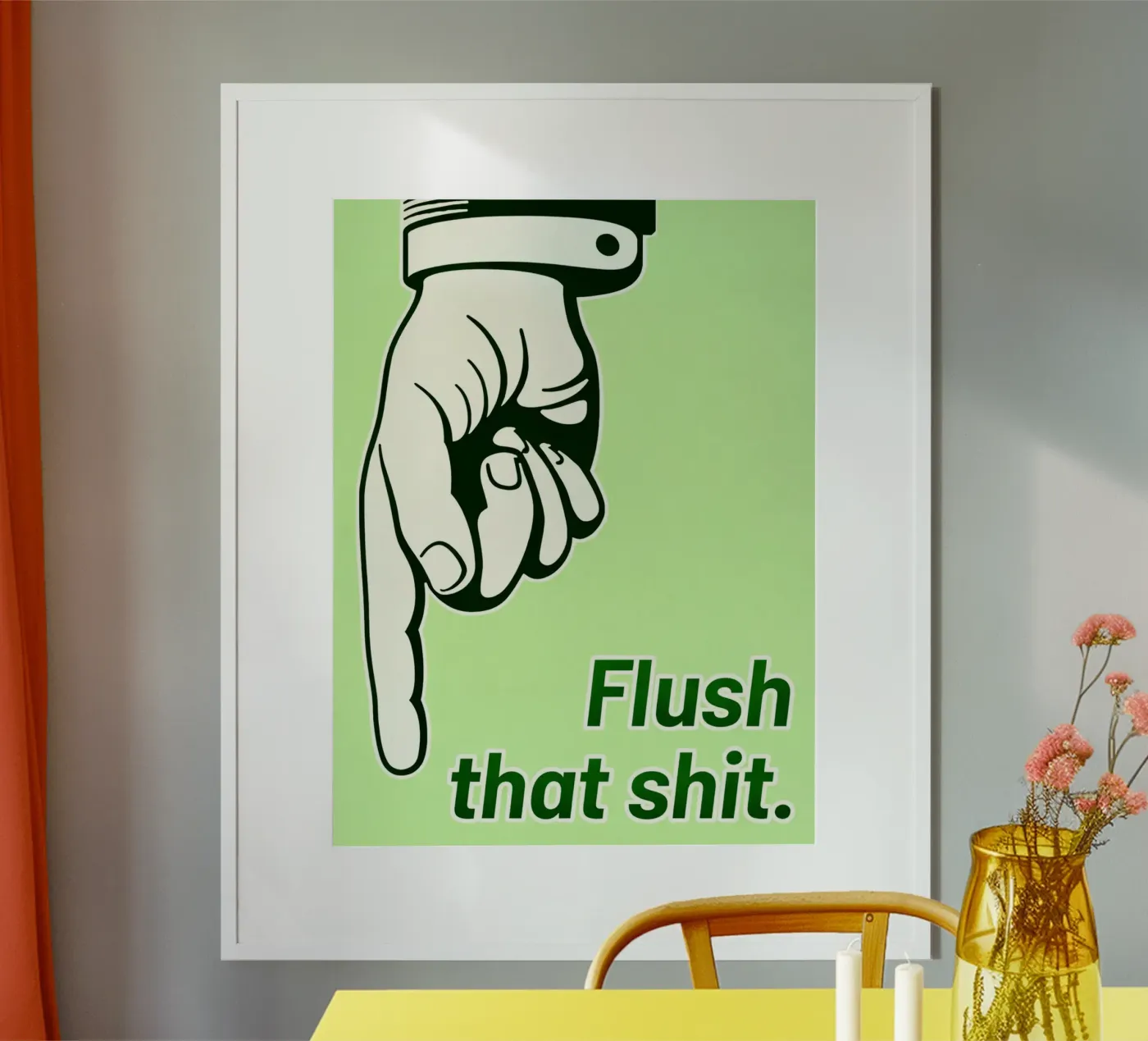 doorspoelen dat poster van onerules