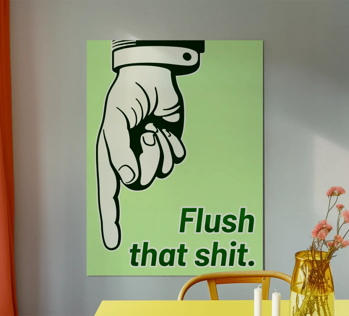 doorspoelen dat poster van onerules