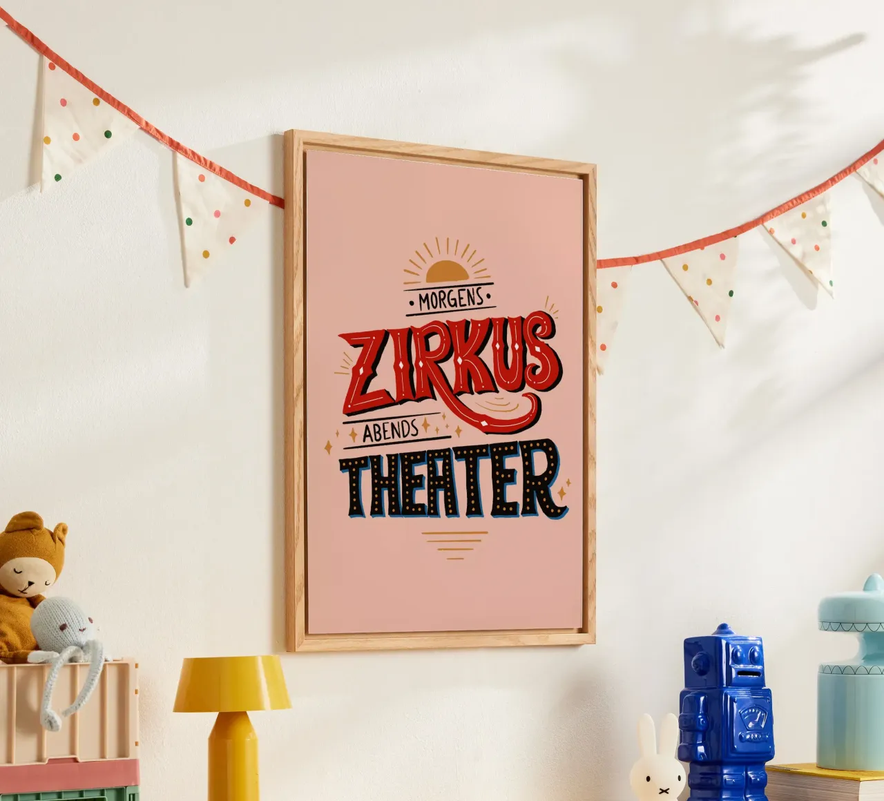 Morgens Zirkus, Abends Theater plexiglass da modeern