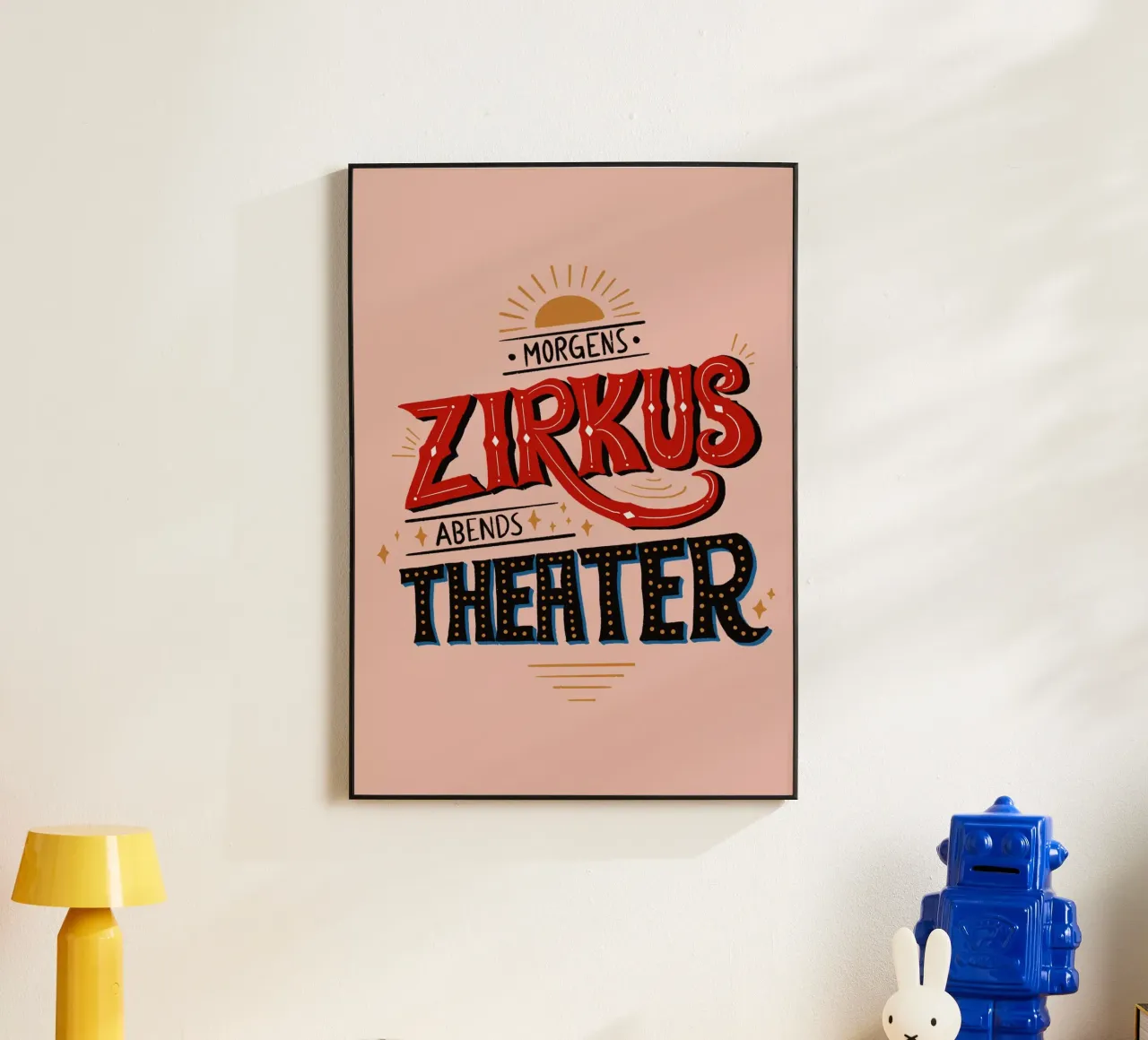 Morgens Zirkus, Abends Theater pannello forex da modeern