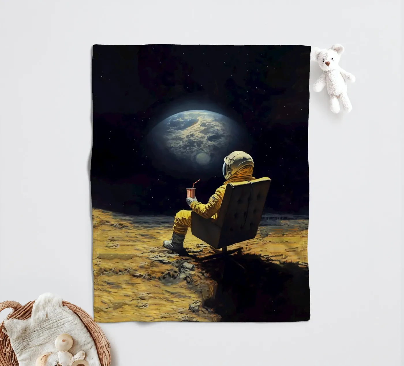 Moon break fleecedeken van Dikhotomy