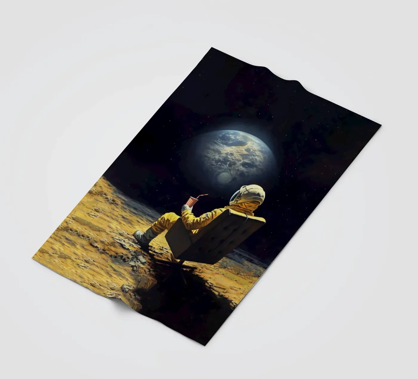 Moon break fleecedeken van Dikhotomy