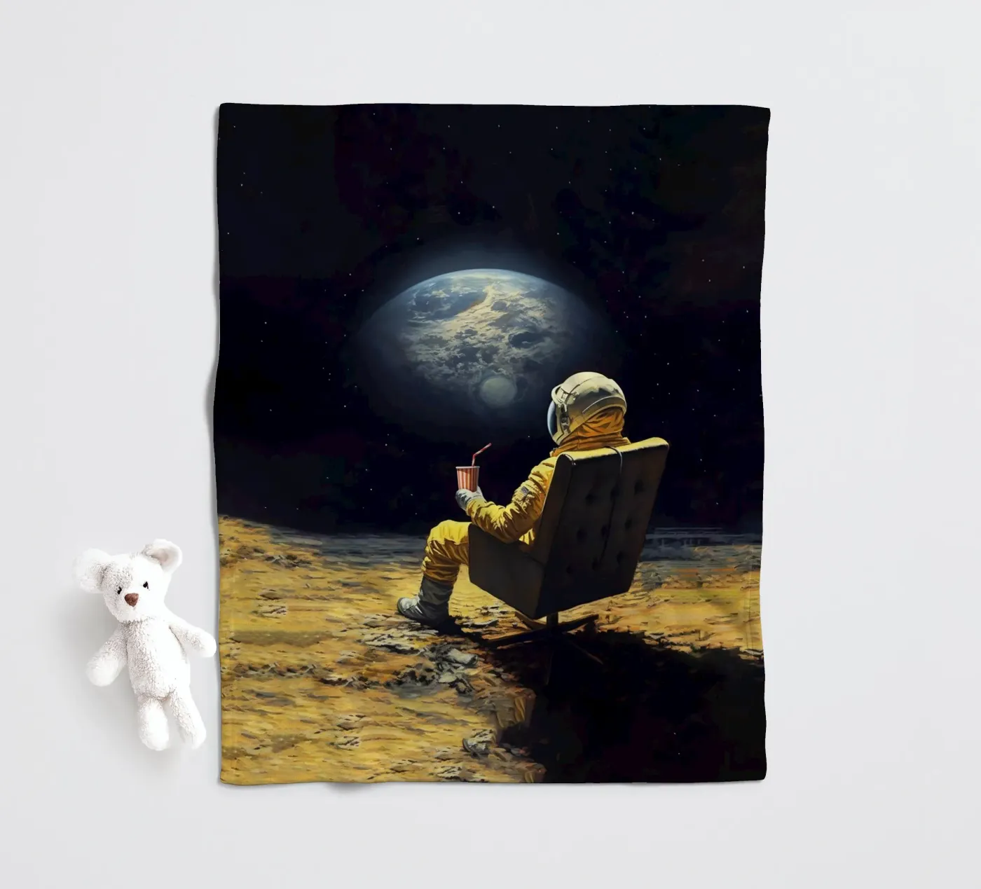 Moon break fleecedeken van Dikhotomy