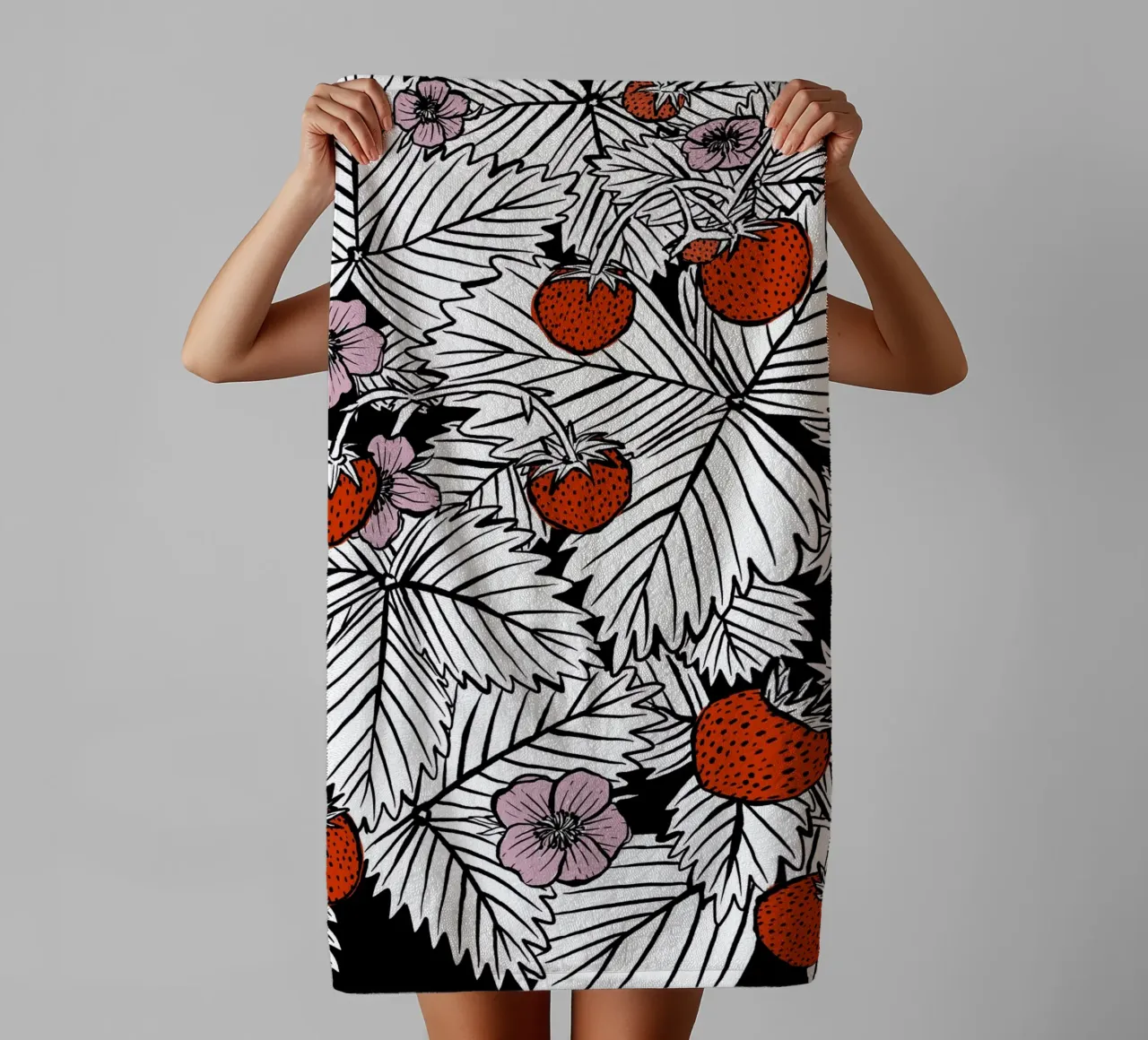 Erdbeeren asciugamano da bagno da modeern
