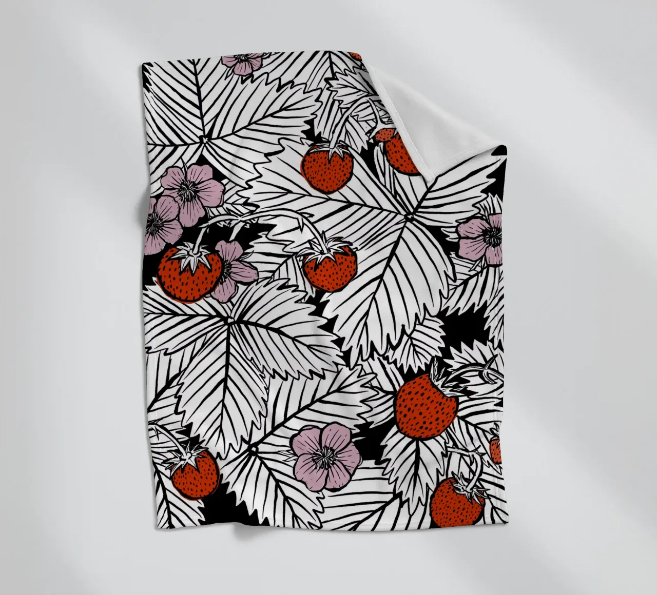 Erdbeeren coperta in pile da modeern