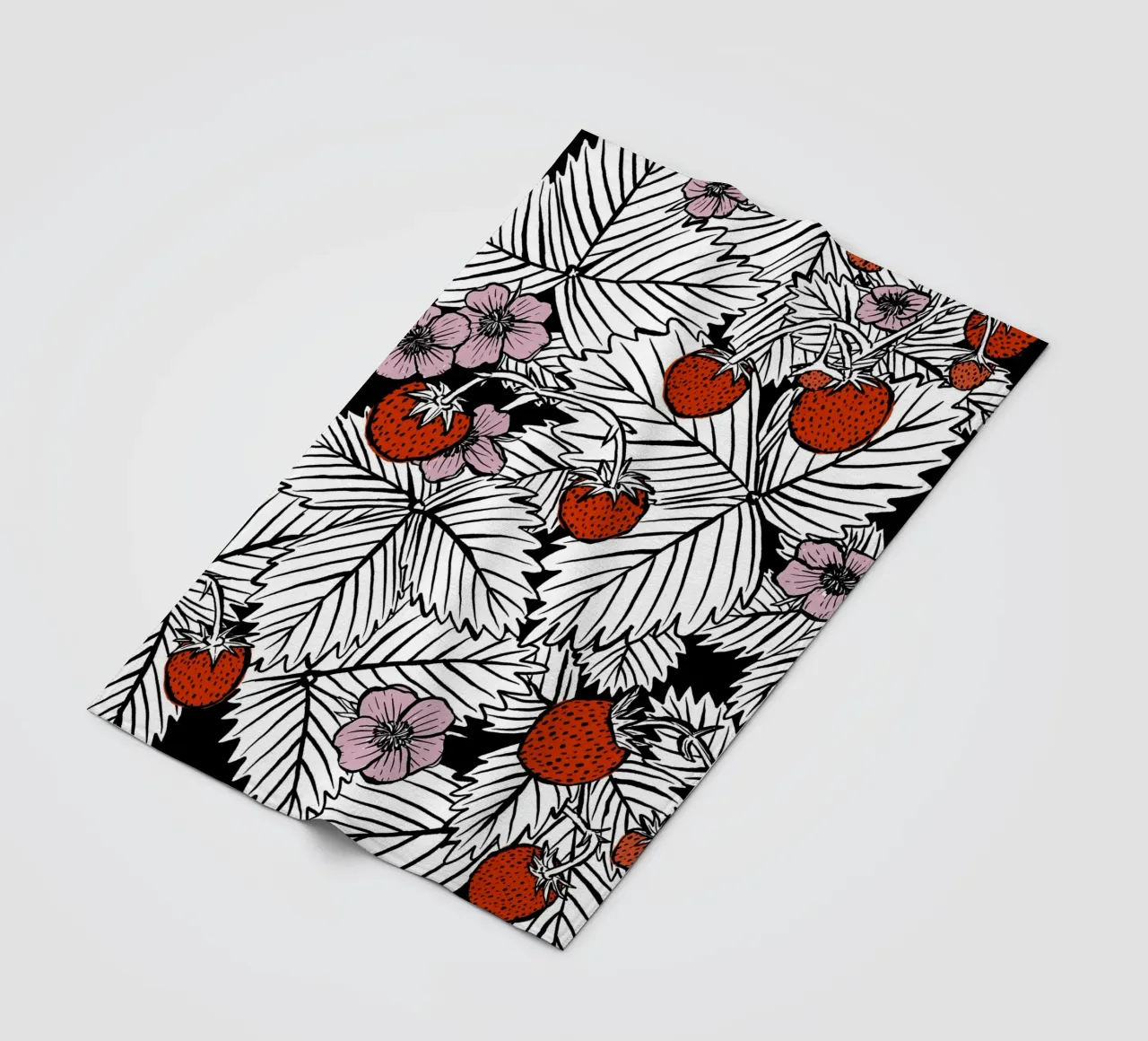 Erdbeeren coperta in pile da modeern