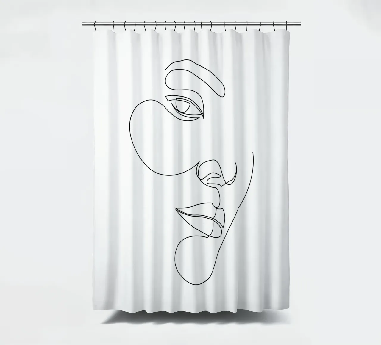 S14 - single line face tenda da doccia da Addillum