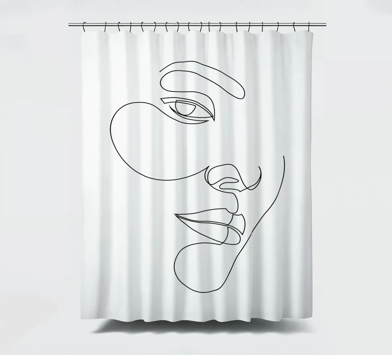 S14 - single line face tenda da doccia da Addillum