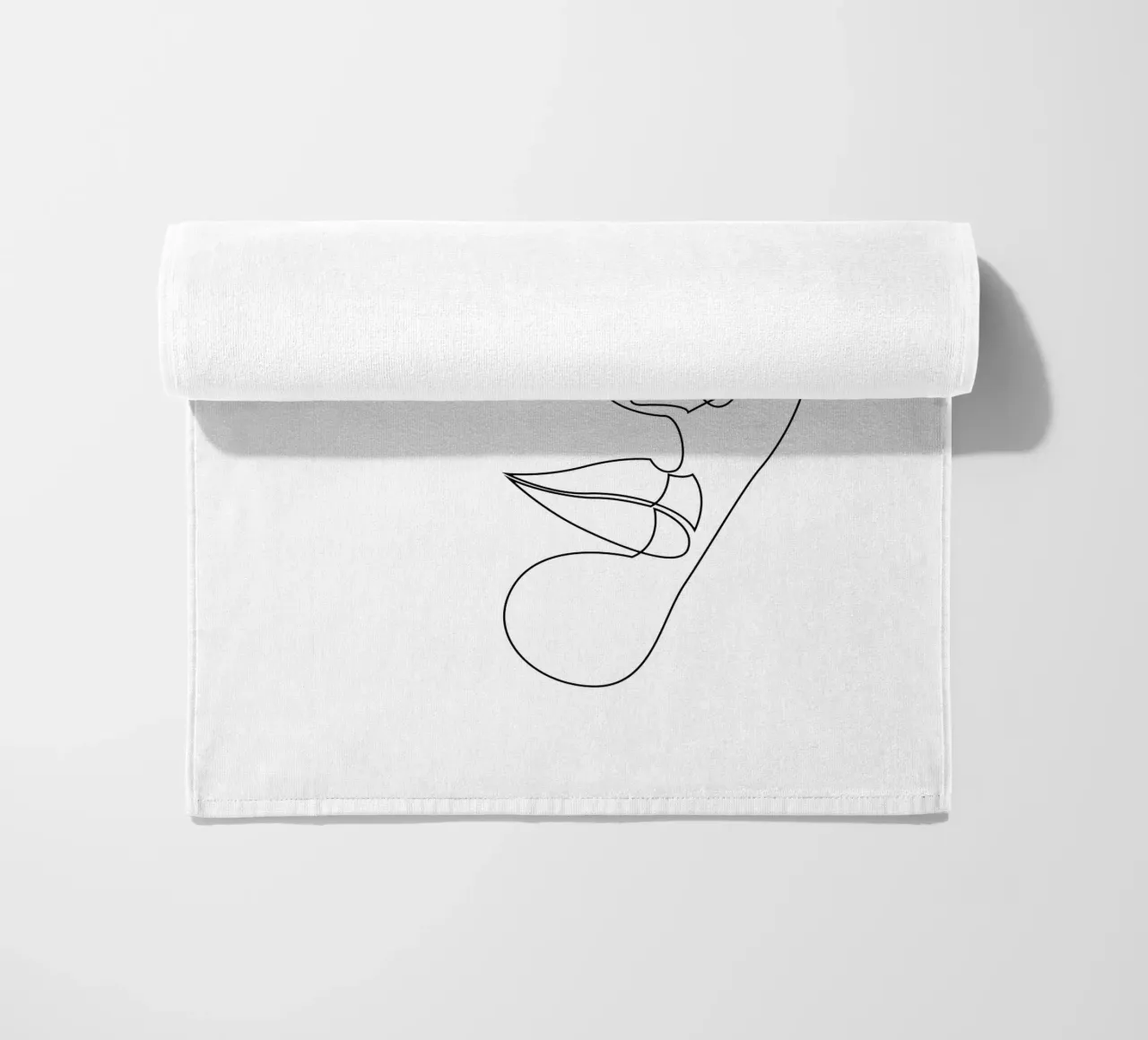 S14 - single line face telo mare da Addillum