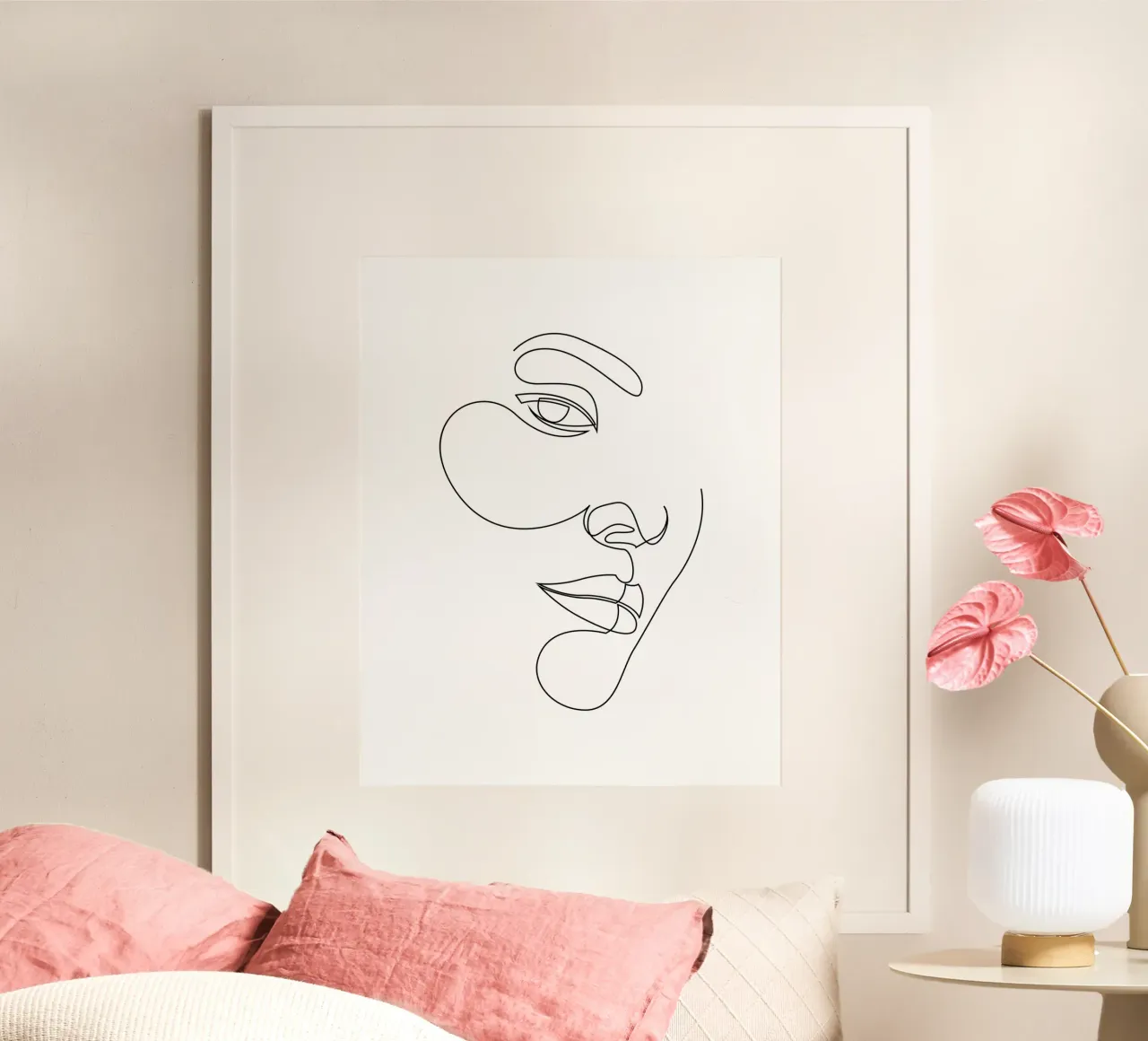 S14 - single line face poster da Addillum