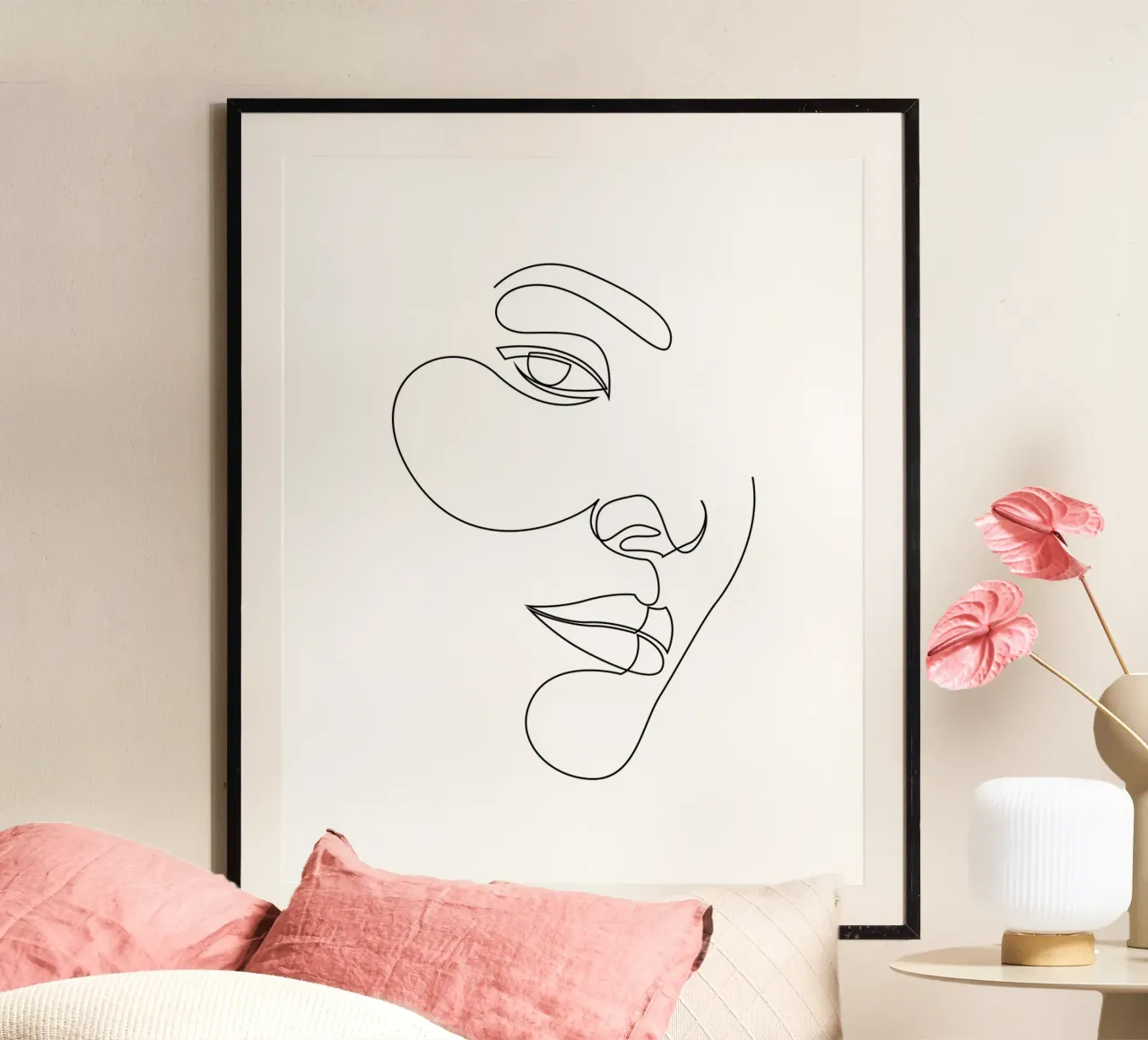S14 - single line face carta hahnemühle da Addillum