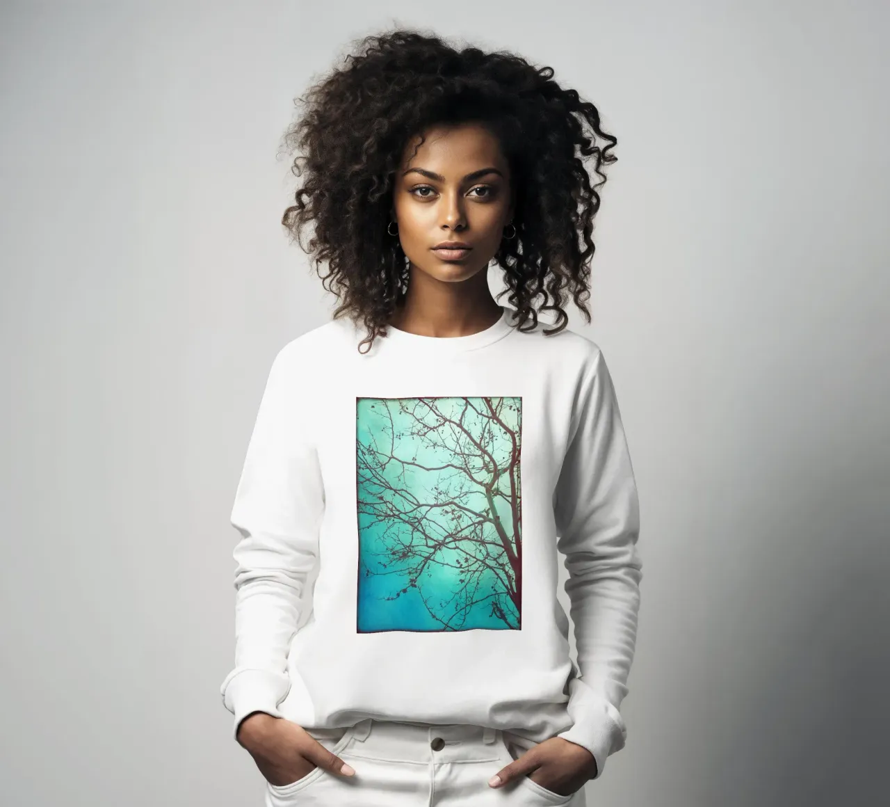 L'albero e l'alba felpa da Eva Nev Photography