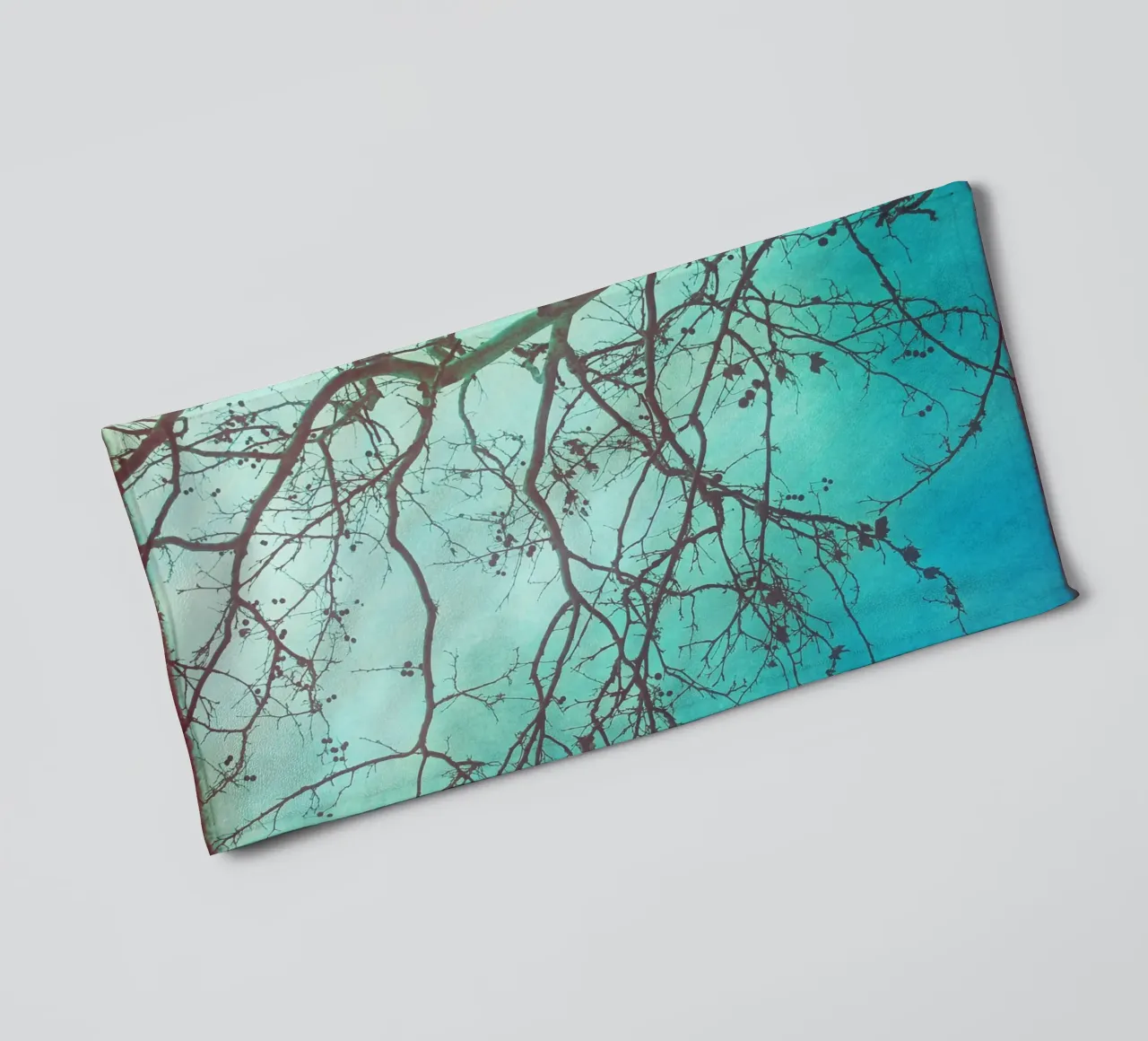 Tree and Dawn towel by Eva Nev Photography