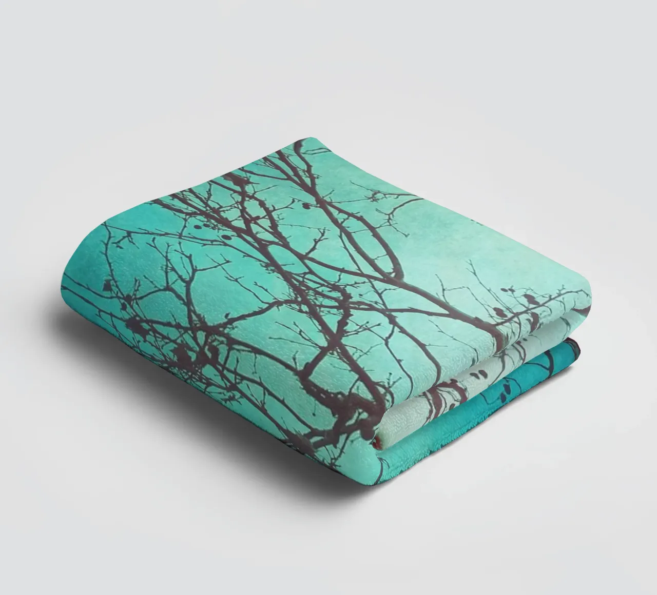 Tree and Dawn towel by Eva Nev Photography