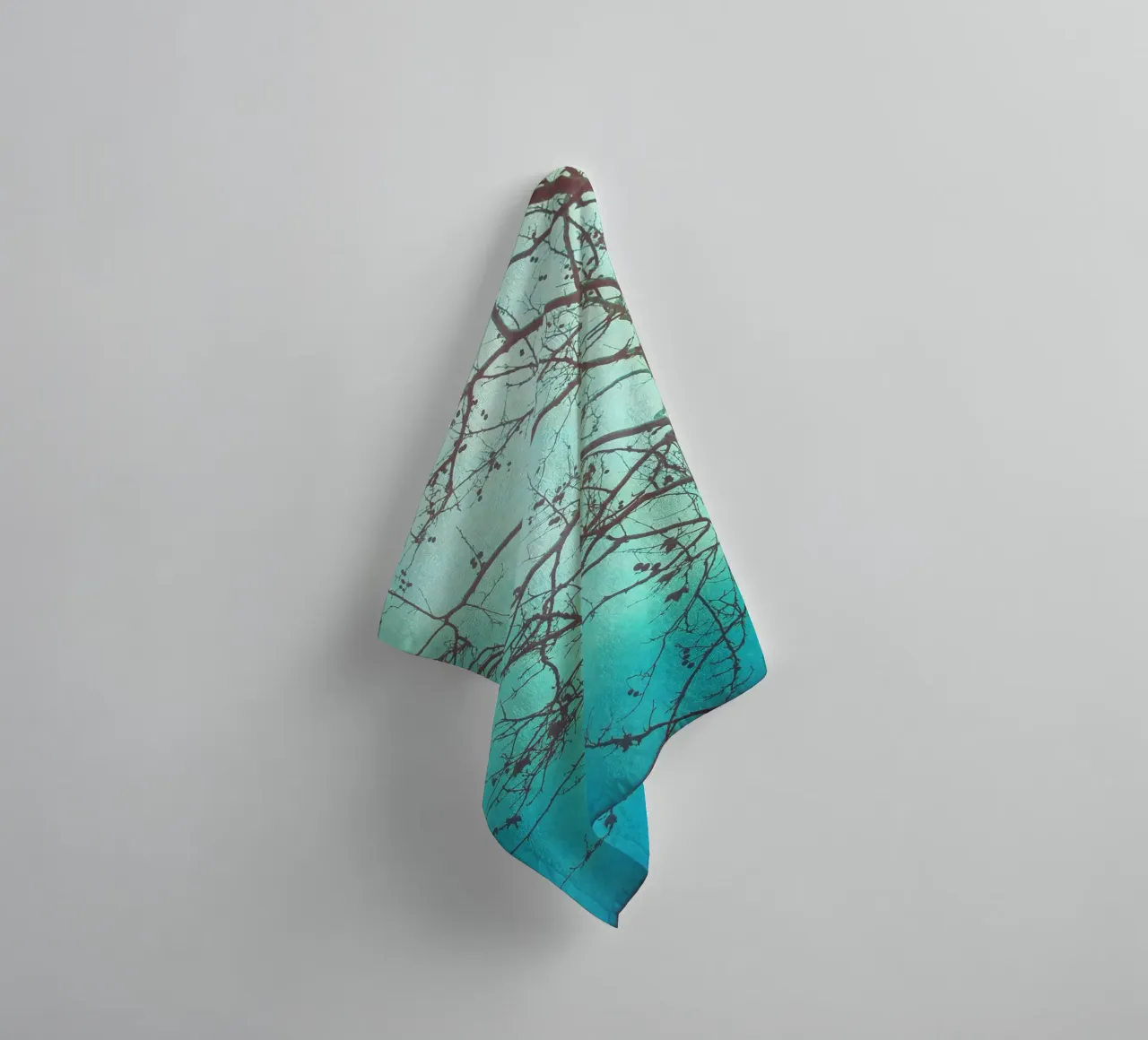 Tree and Dawn towel by Eva Nev Photography