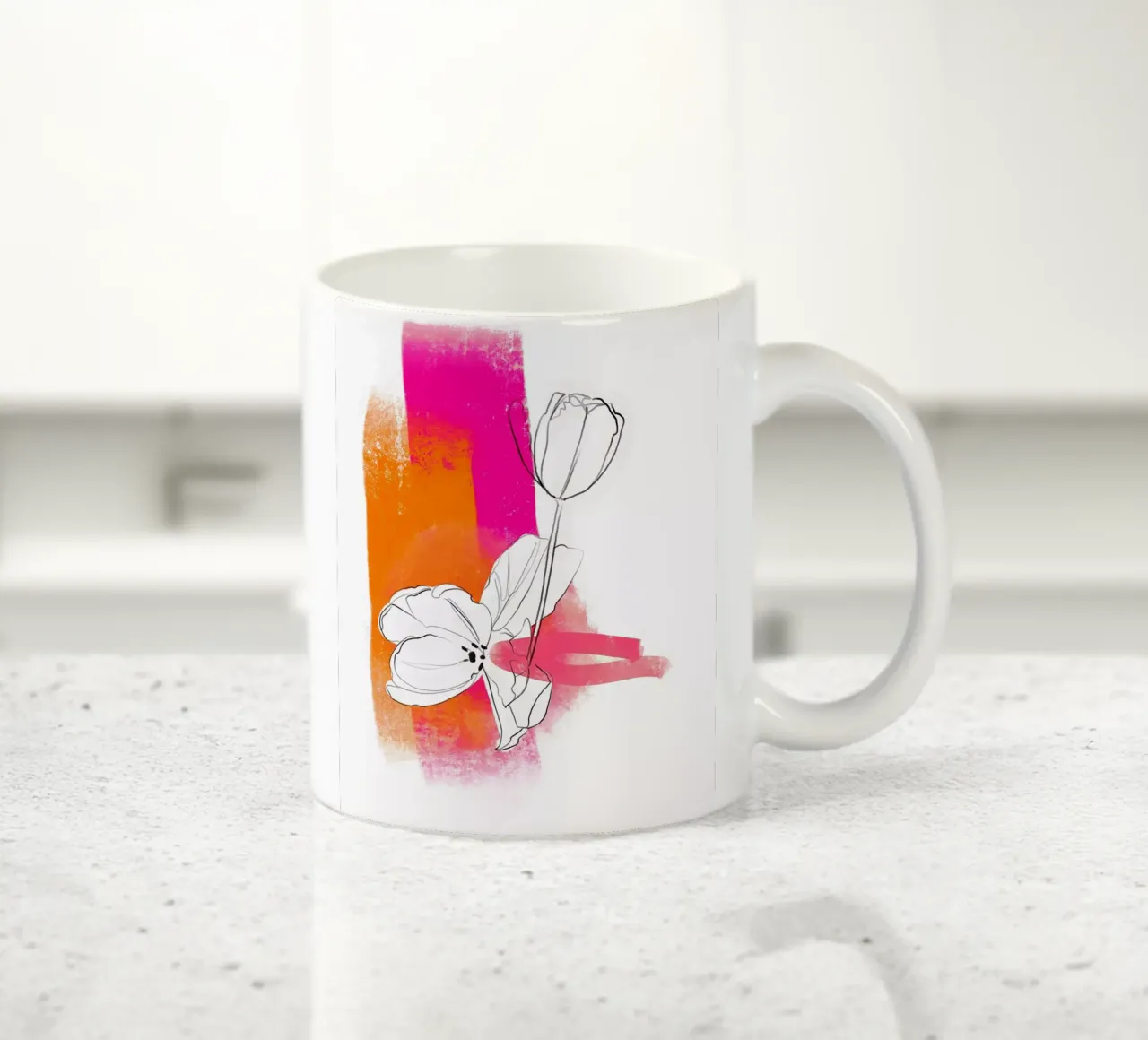 Spring ceramic mug by SaraRosenbaum