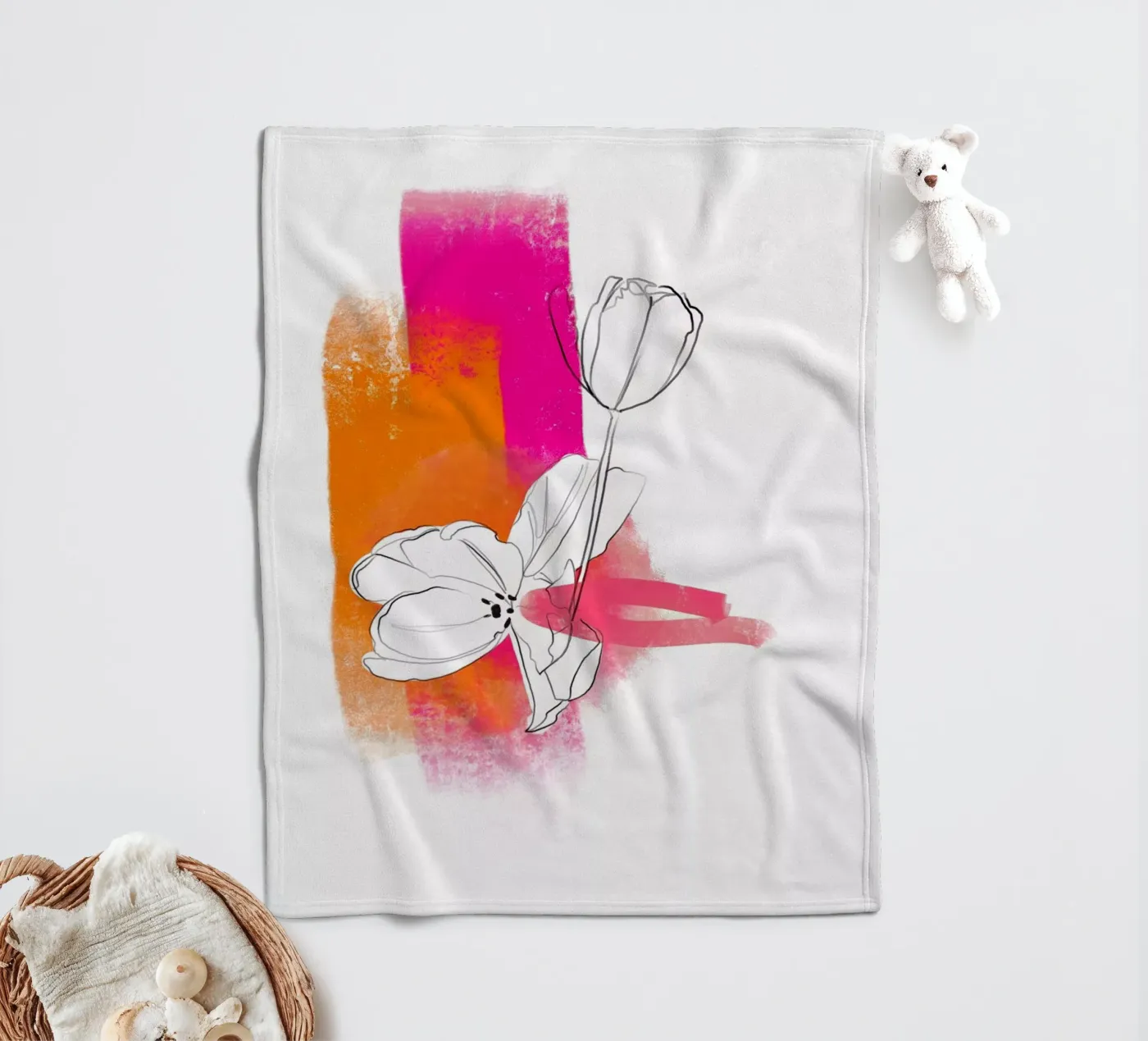 Spring Fleecedecke von SaraRosenbaum