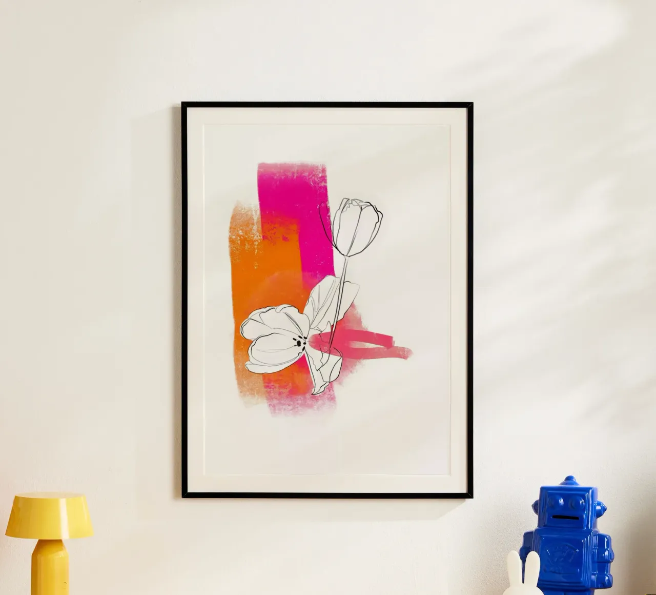 Primavera poster con telaio in legno da SaraRosenbaum