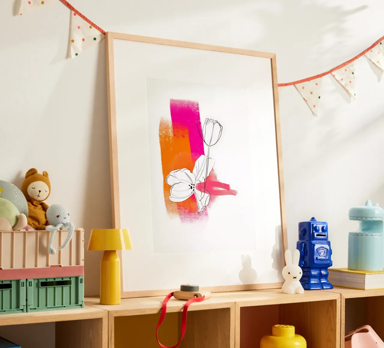Primavera poster con telaio in legno da SaraRosenbaum