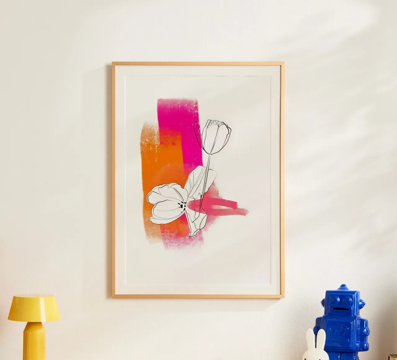 Primavera poster con telaio in legno da SaraRosenbaum
