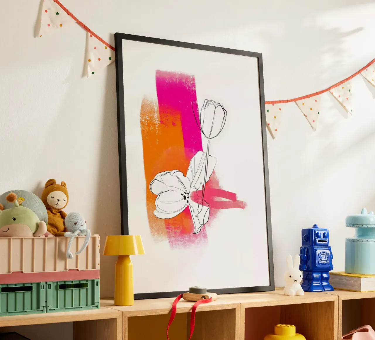 Primavera poster con telaio in legno da SaraRosenbaum