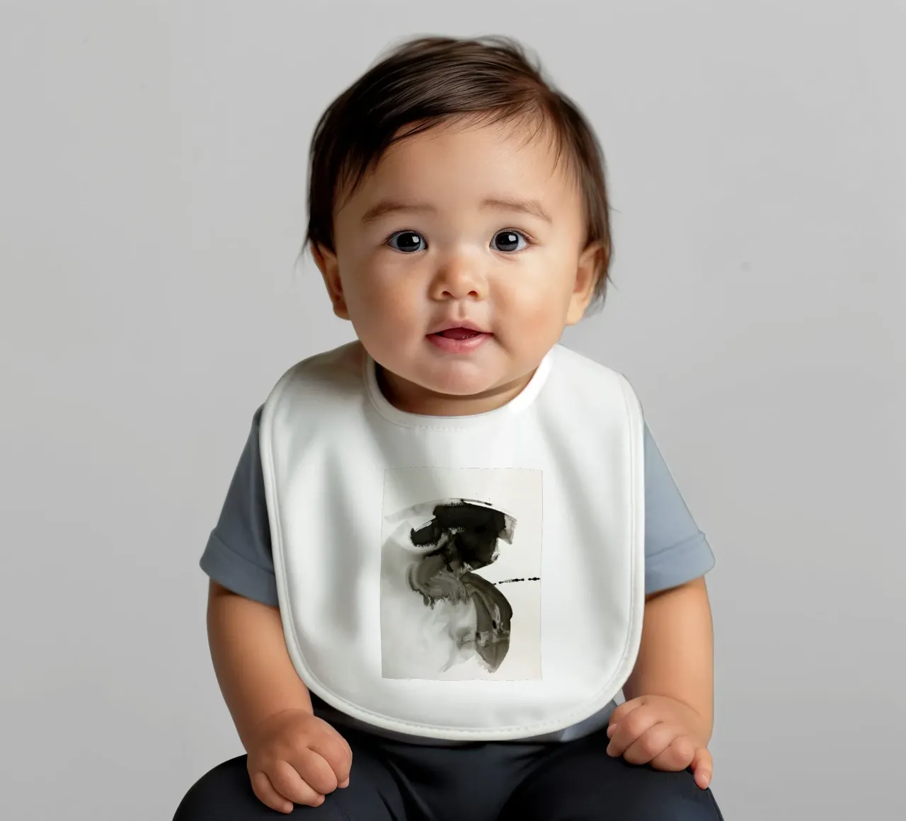 Tusche Babylätzchen von SaraRosenbaum