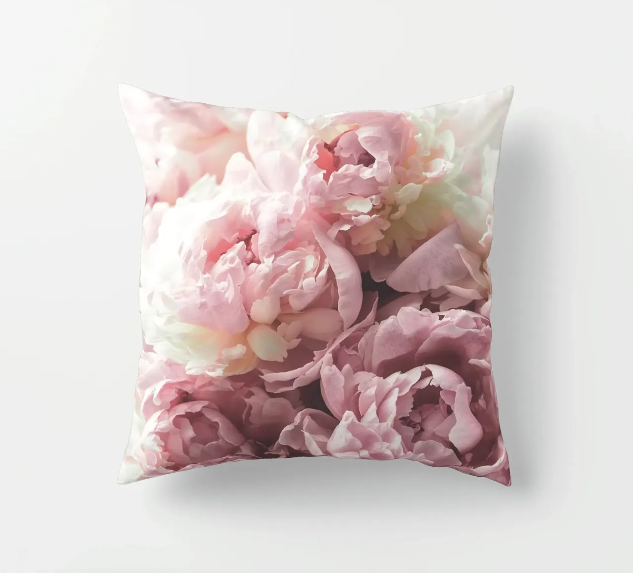 Delicate peonie - Romantico splendore floreale cuscino da Whole©