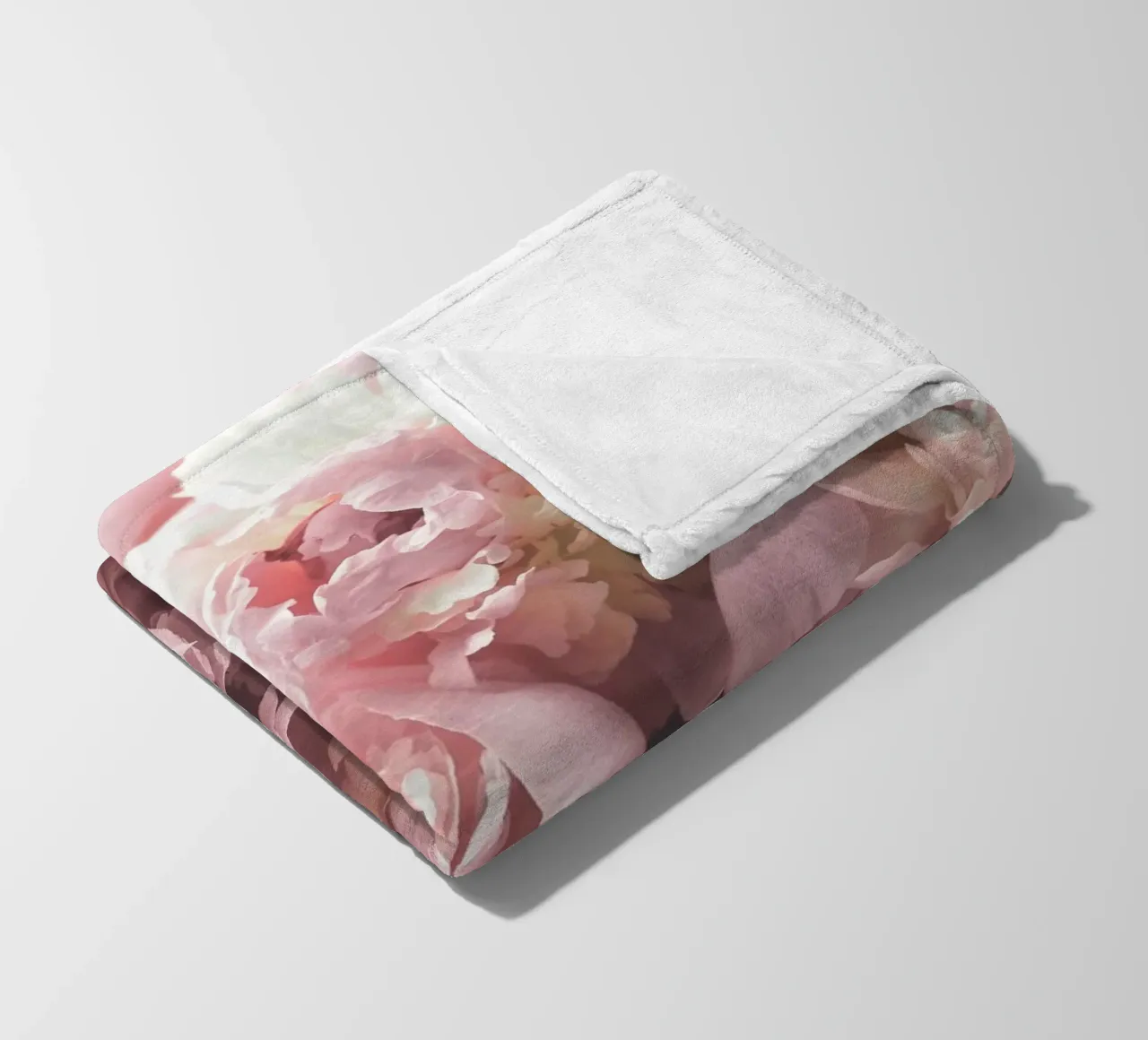 Delicate peonie - Romantico splendore floreale coperta in pile da Whole©