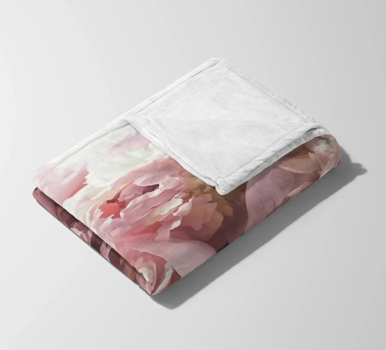 Delicate peonie - Romantico splendore floreale coperta in pile da Whole©