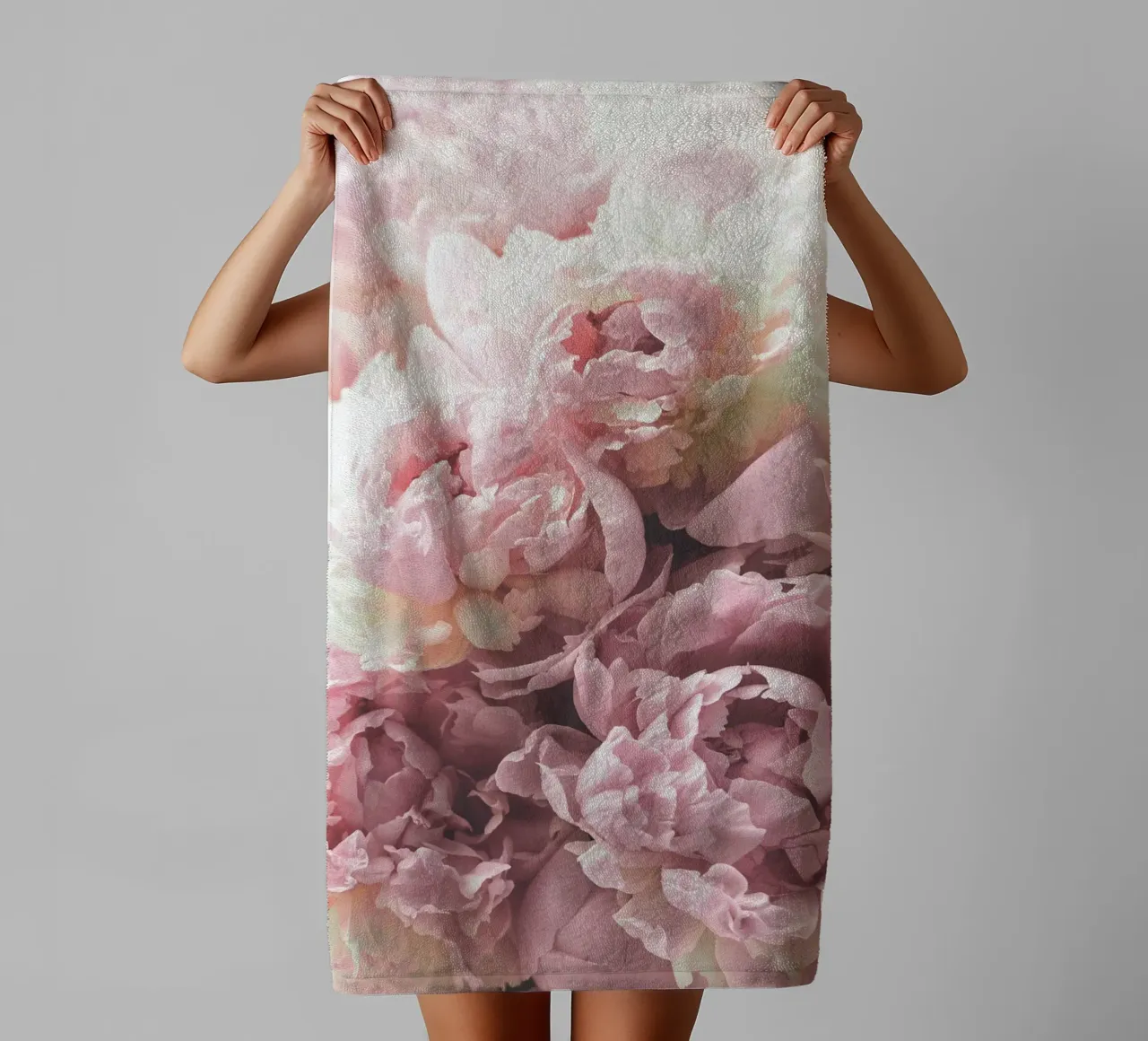 Delicate peonie - Romantico splendore floreale asciugamano da bagno da Whole©