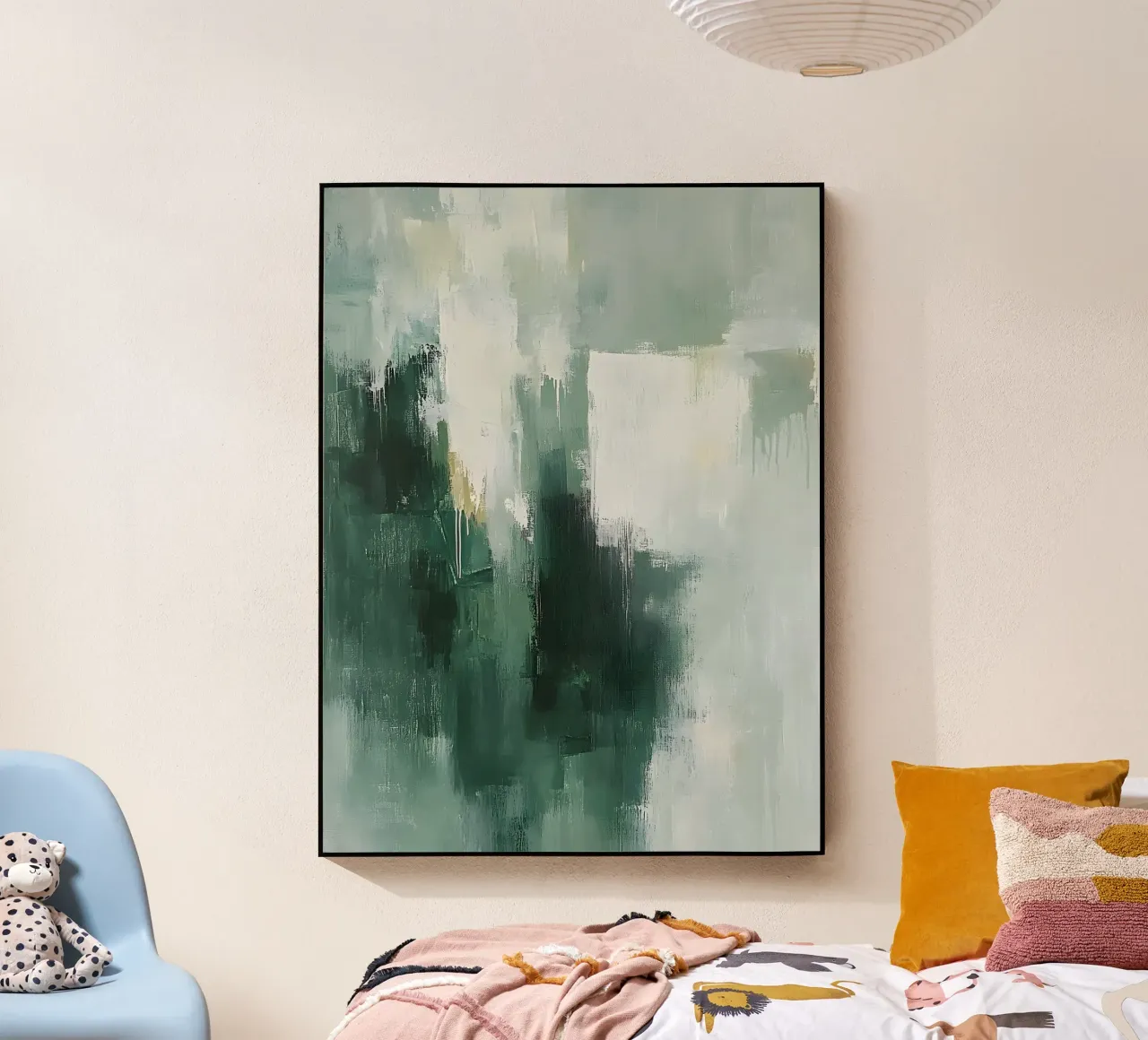 Muted Green Layers plexiglass da Colormenta