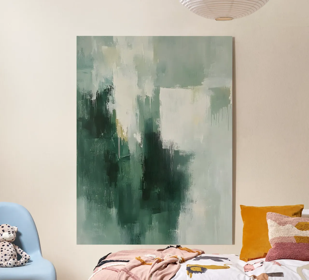 Muted Green Layers plexiglass da Colormenta