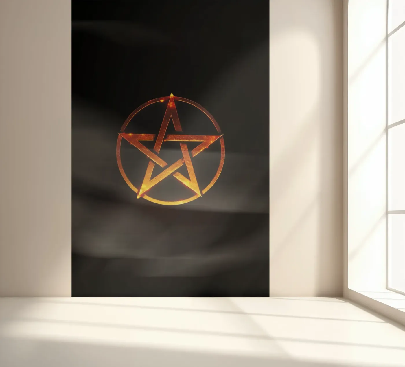 Pentagram fotobehang van livingyourway