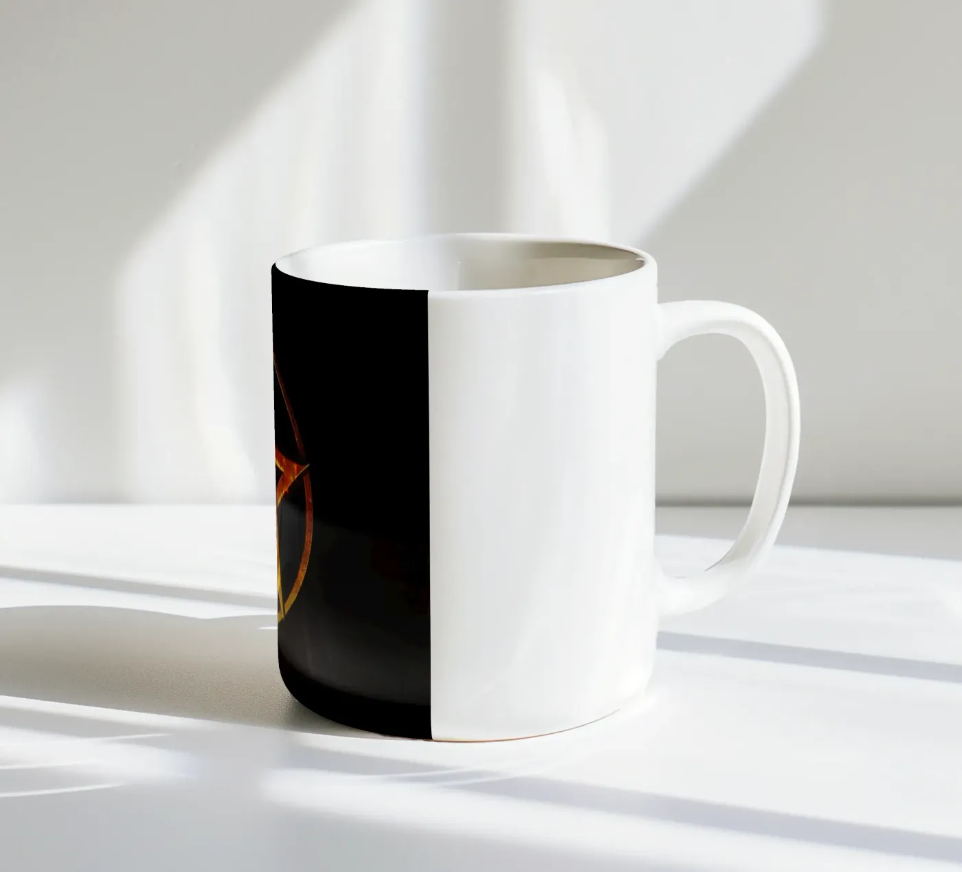 Pentagram ceramic mug by livingyourway