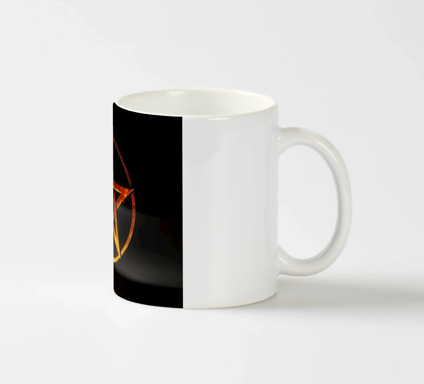 Pentagram ceramic mug by livingyourway