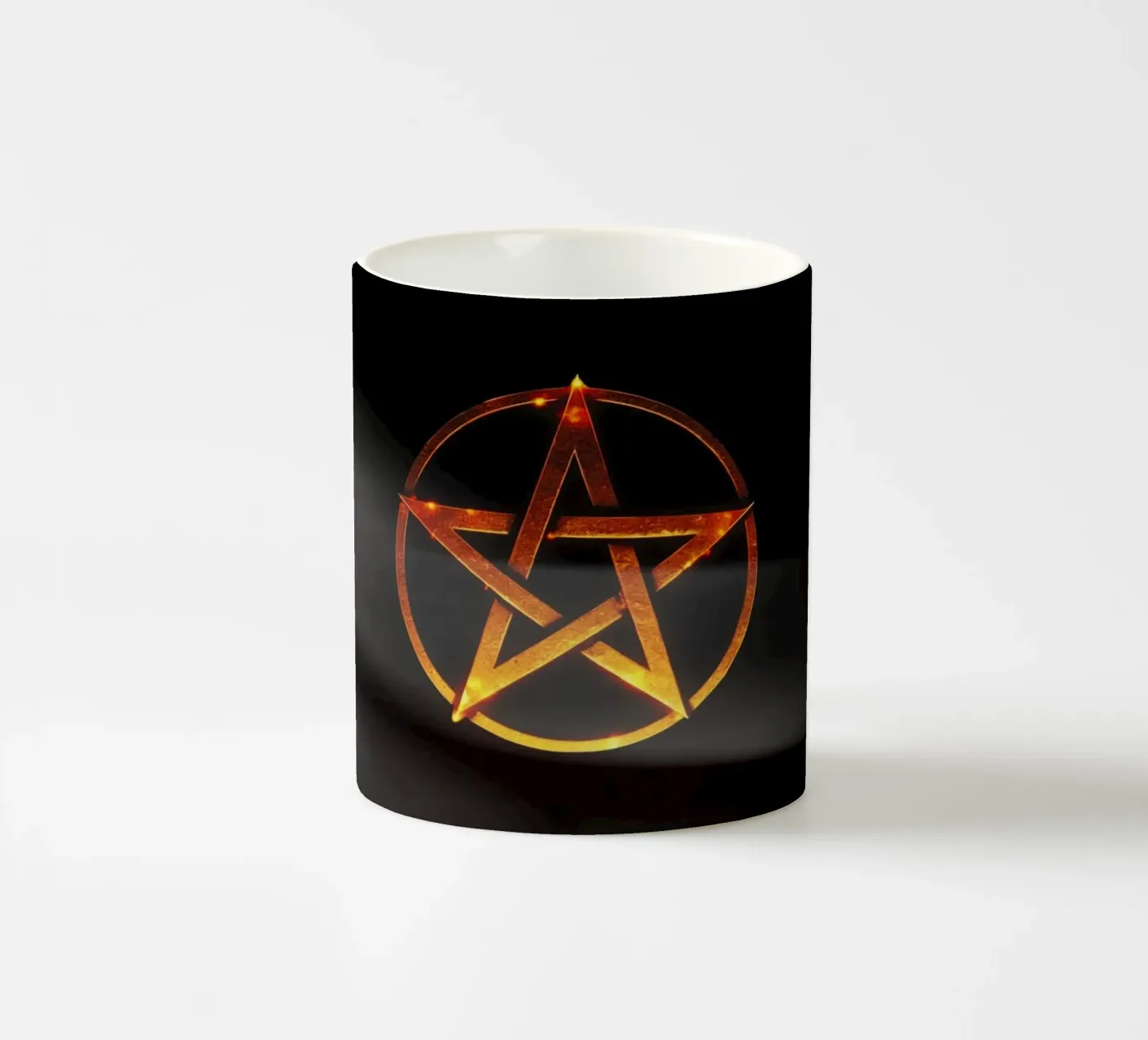 Pentagram ceramic mug by livingyourway