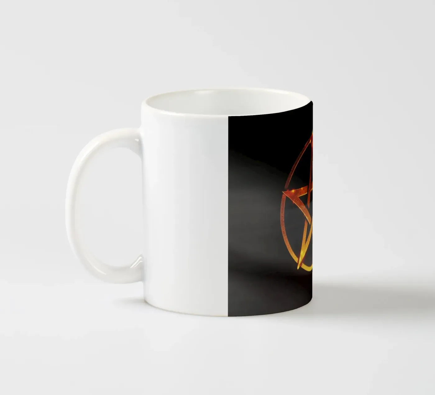 Pentagram ceramic mug by livingyourway