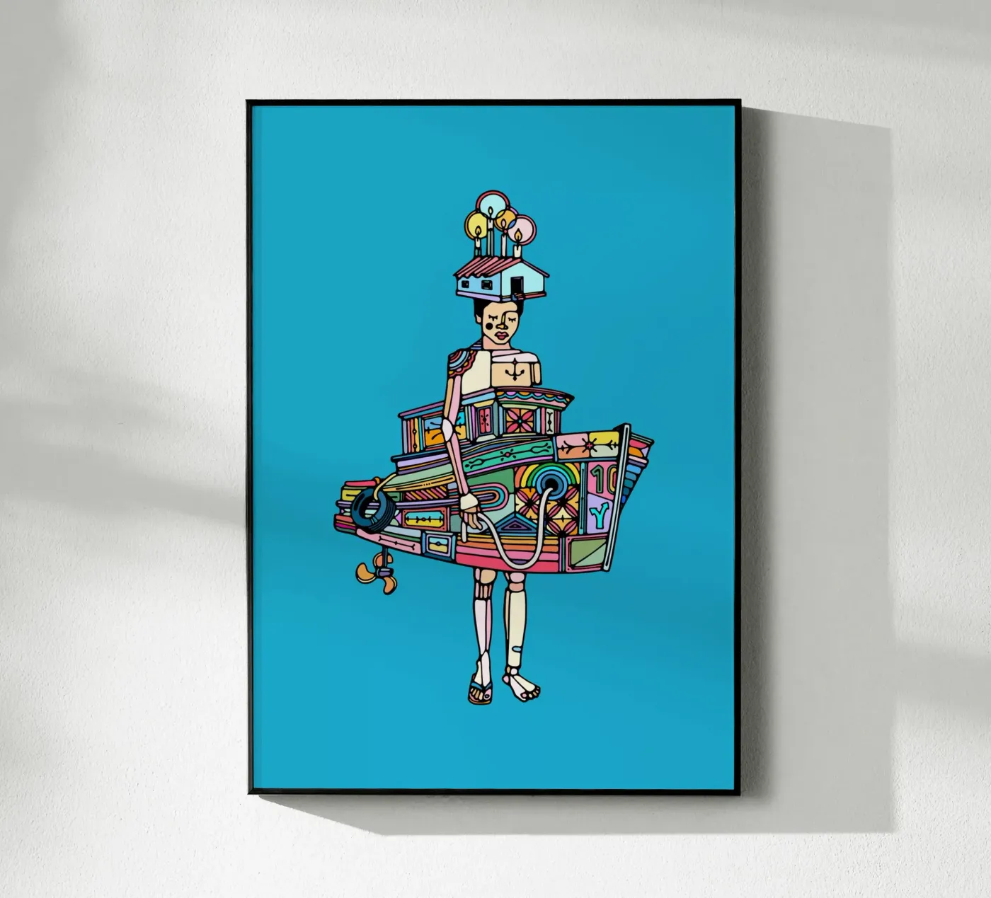 Caiçara plexiglas de Ninhol