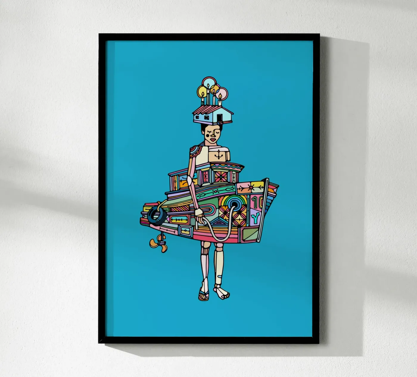 Caiçara poster by Ninhol