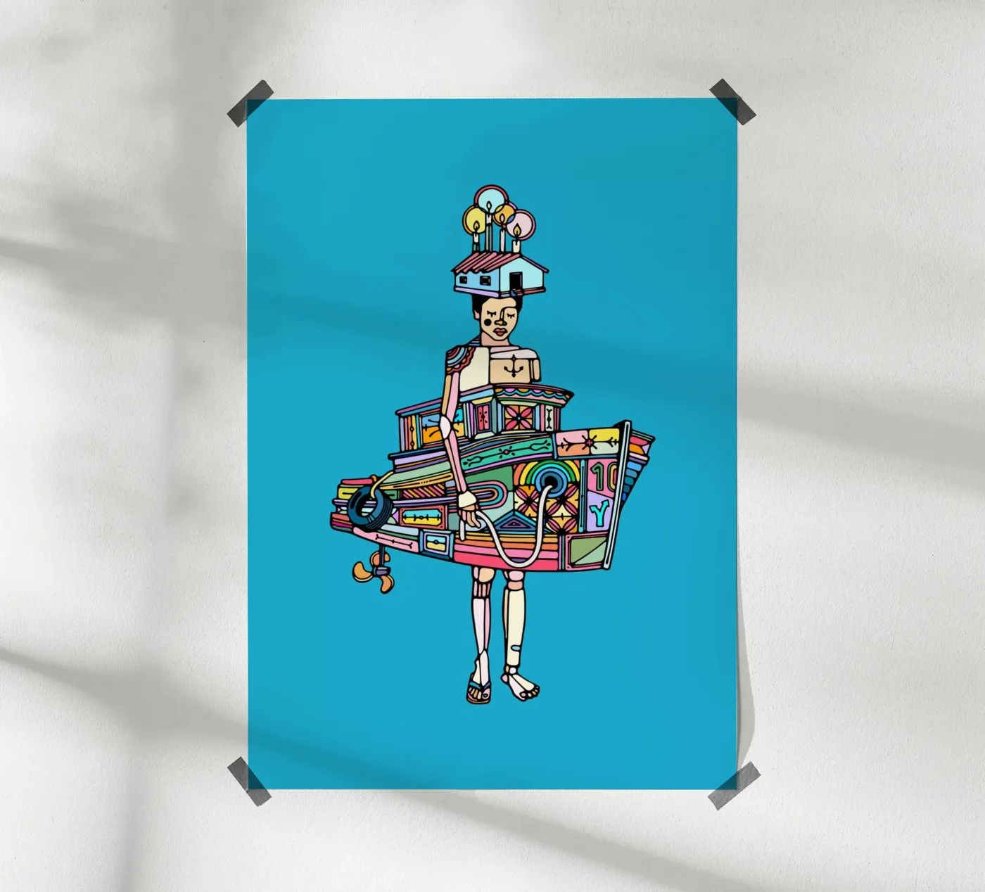 Caiçara poster by Ninhol