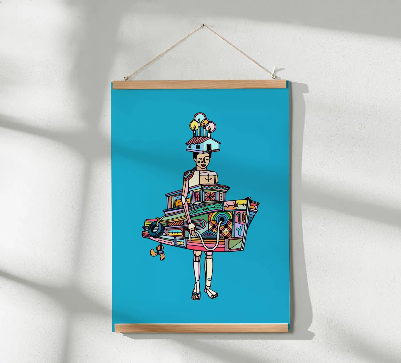 Caiçara poster by Ninhol