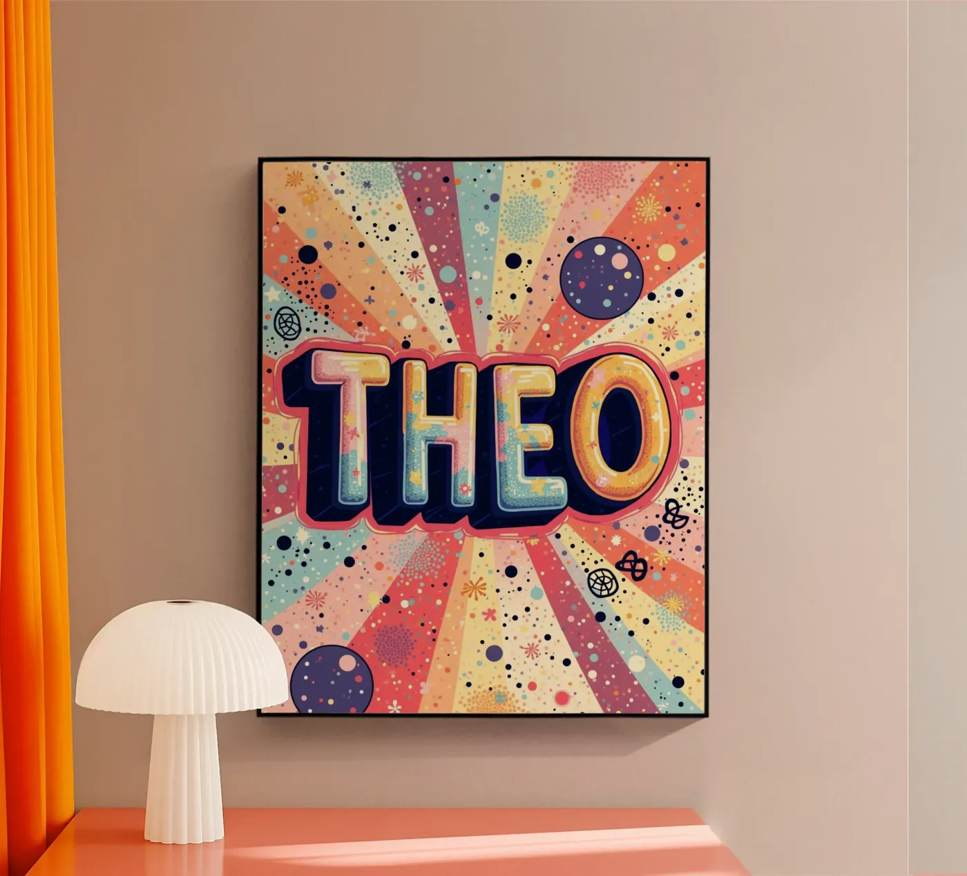 Theo Acryl-Glas von CASTILO Namengalerie