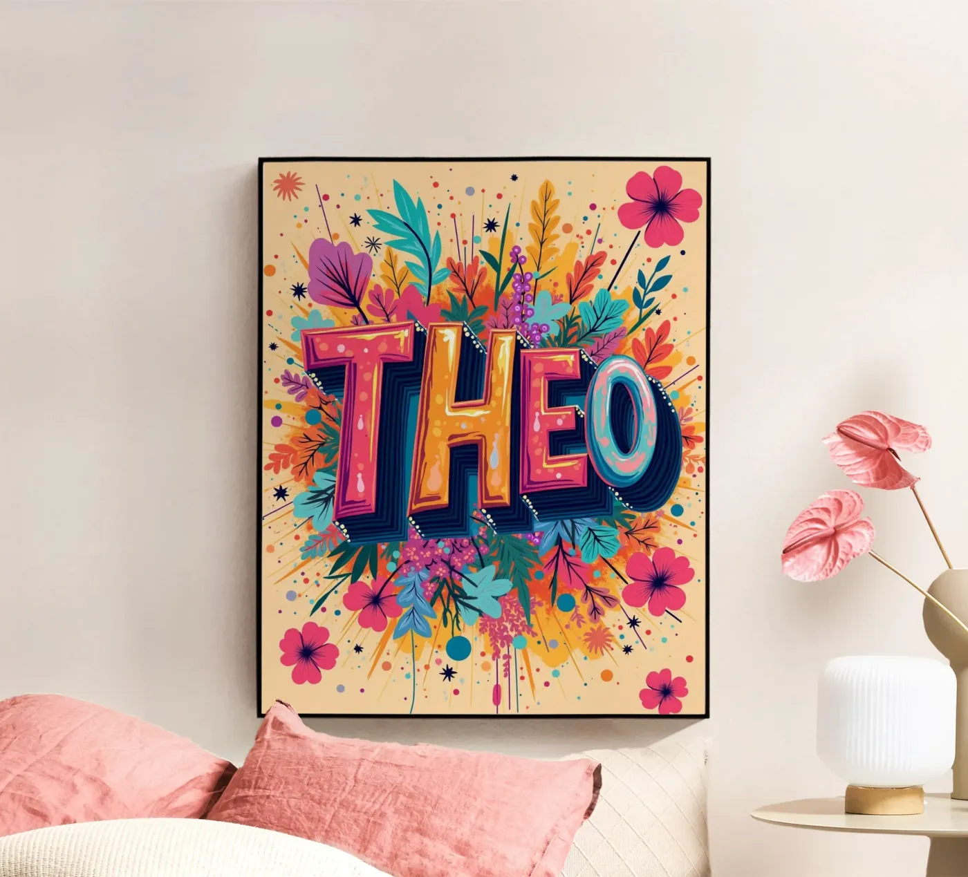 Theo Acryl-Glas von CASTILO Namengalerie